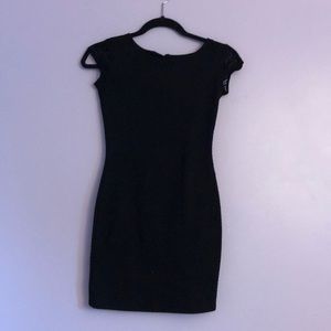 Black dress from Bershka
